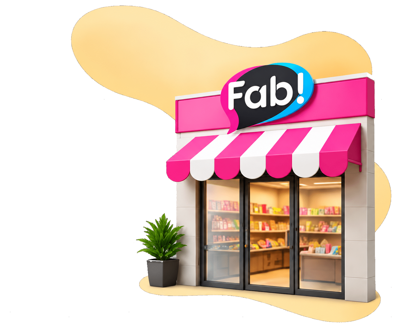 Loja física Fab! para revenda de produtos em todo o Brasil