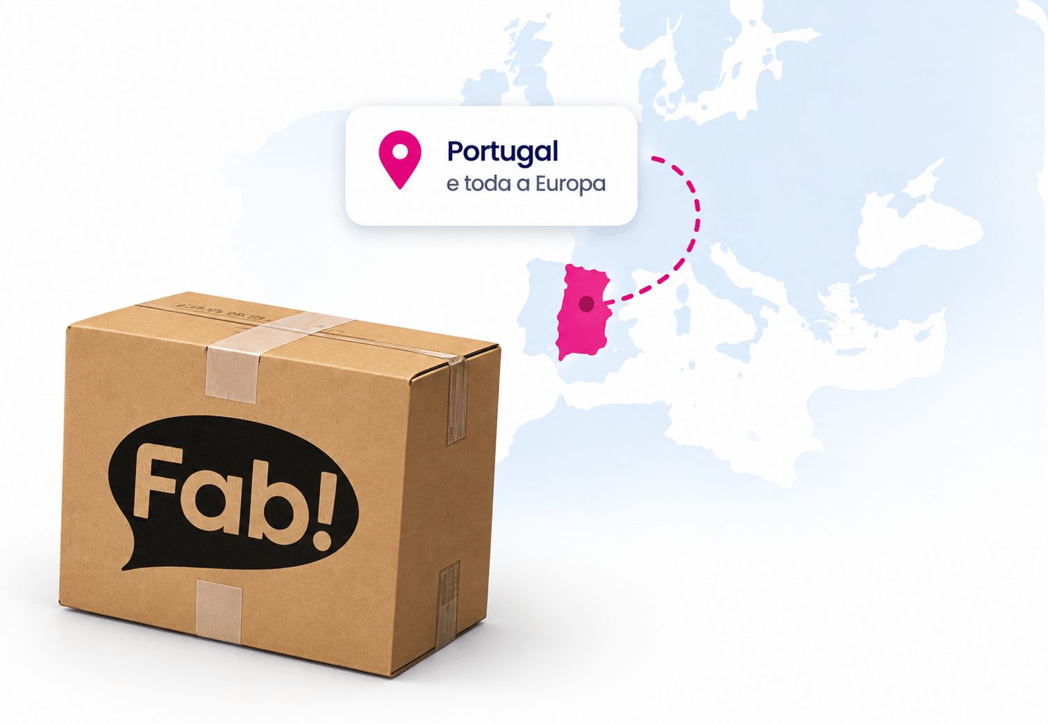 Fab! entrega para Portugal e toda a Europa